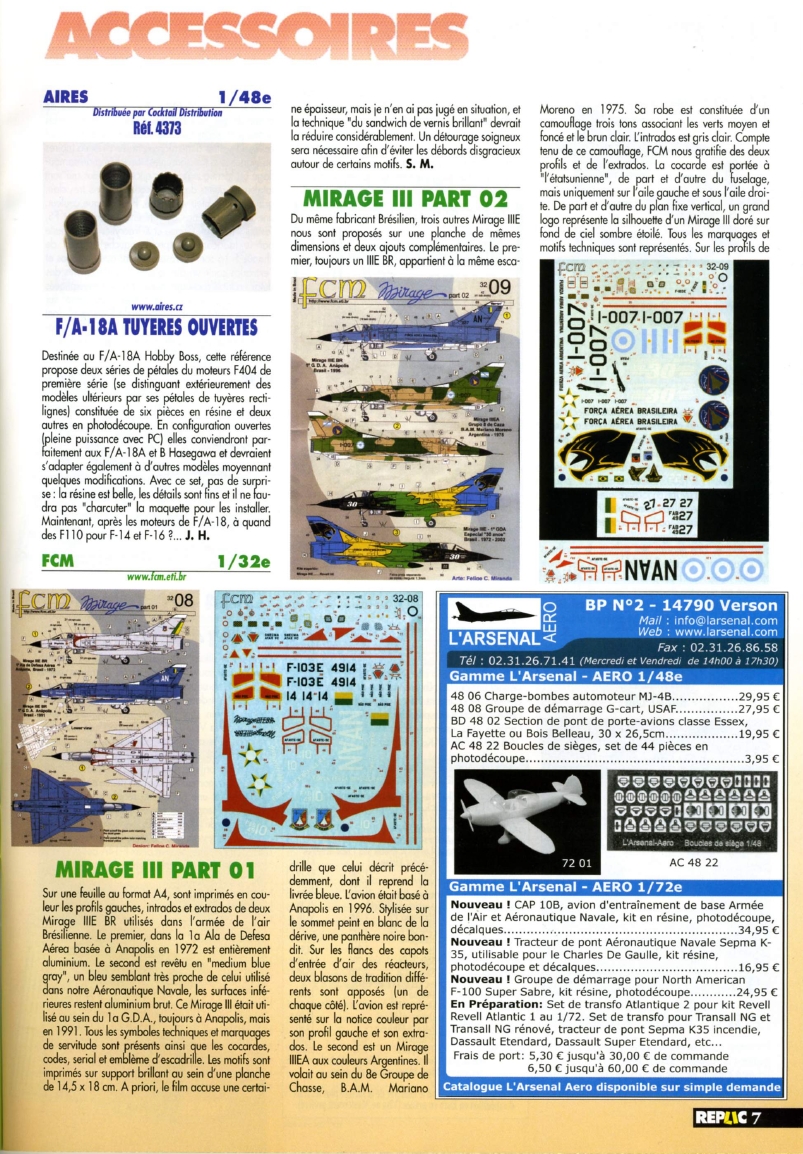 Replic 205 - Embraer EMB-121 Xingu, Mil Mi-24, Fi-156